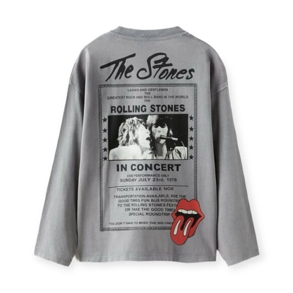 ZARA Kids | Gray | THE ROLLING STONES ® T-SHIRT - Picture 3 of 5